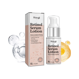 Hoygi Retinol Serum Lotion, Fade Out Fine Lines Filling Water Moisturizing Anti-Wrinkle Firming Facial Skin Aging